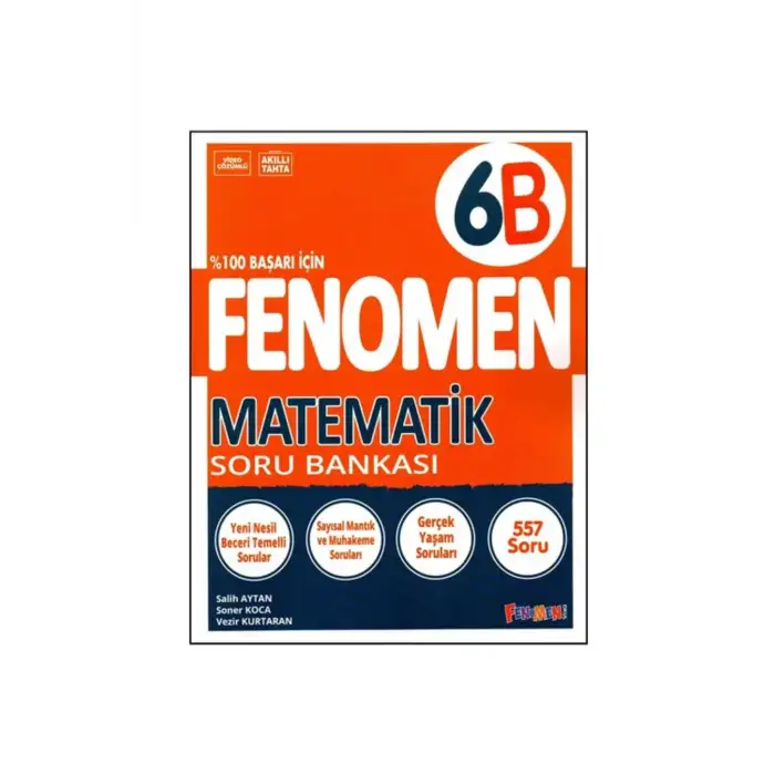 6 Sınıf FENOMEN Matematik Soru Bankası Gama Yayınları
