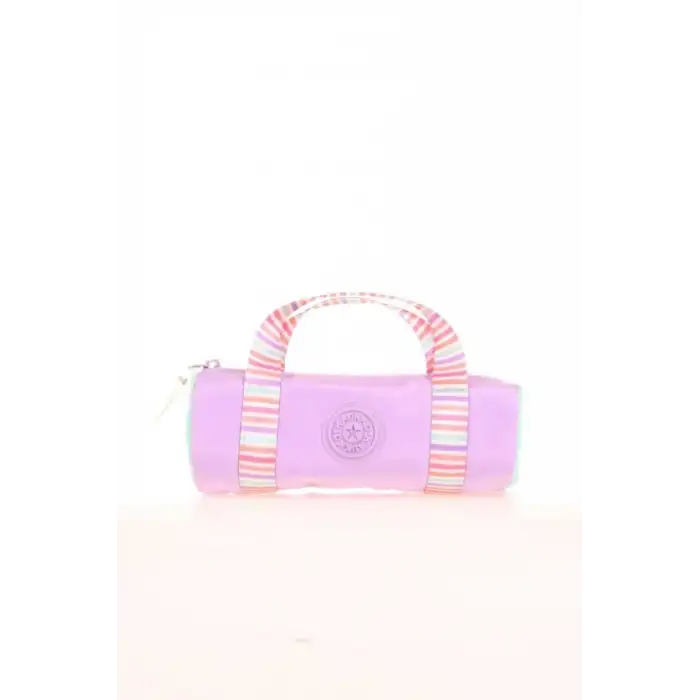 Kaukko Travel Double Strıpe Kalem Çantası (Lilac)