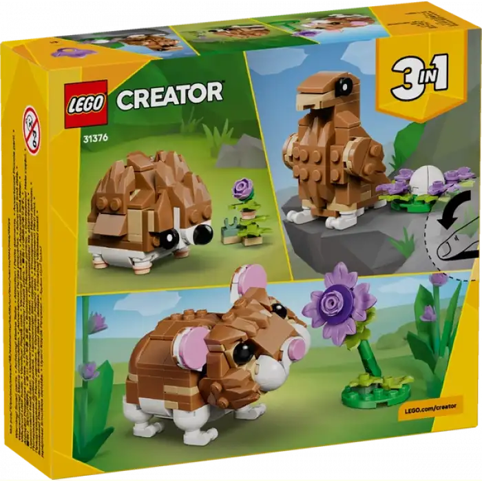 LEGO SEVIMLI HAMSTER ILE ÇİÇEK ADR-LMC31376