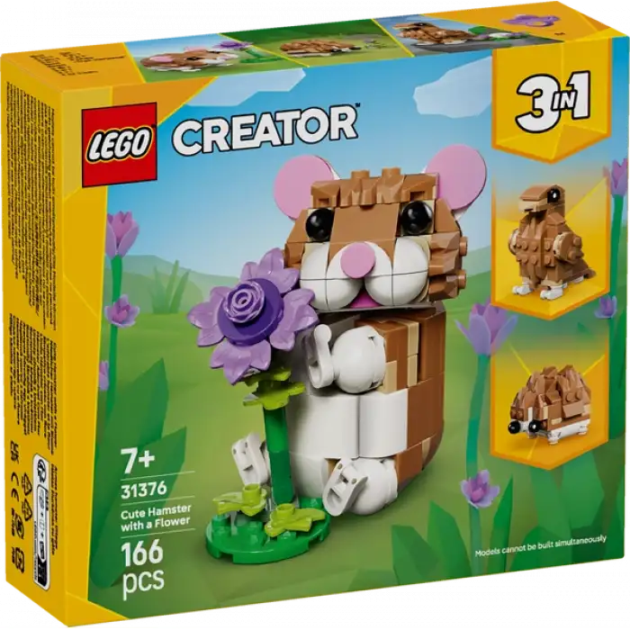 LEGO SEVIMLI HAMSTER ILE ÇİÇEK ADR-LMC31376