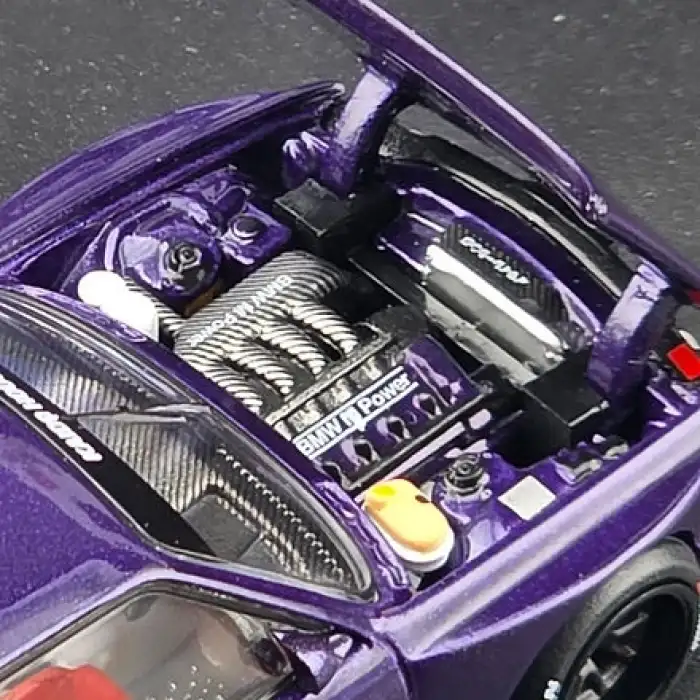 Mini GT Kaido House BMW M3 Kaido GT V2 Blue (216) (1:64 Scale)