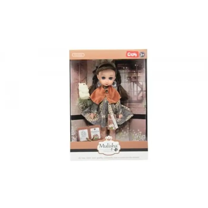 KLASİK MODA AKSESUARLI OYUNCAK BEBEK QJ105C