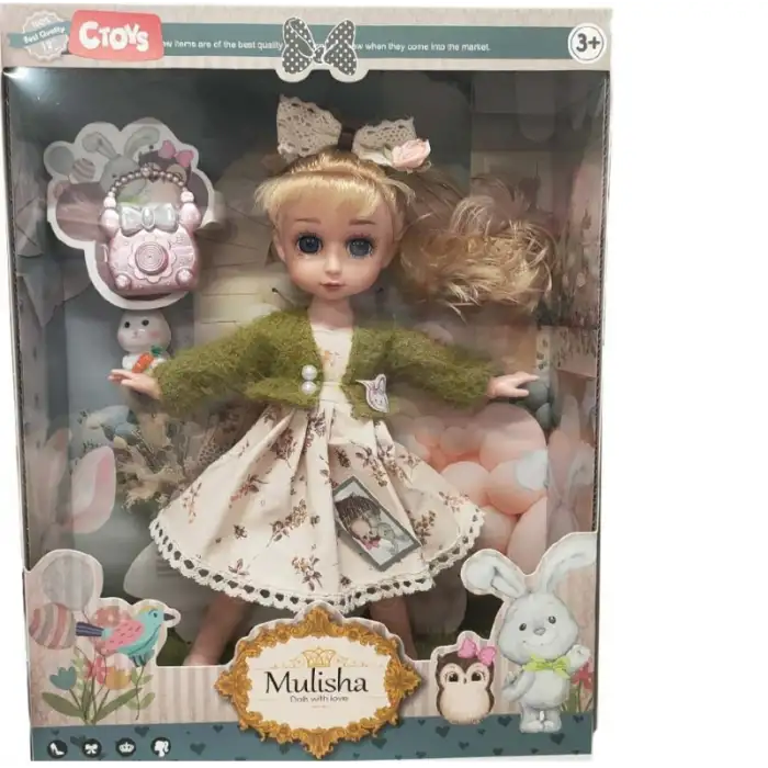 KLASİK MODA AKSESUARLI OYUNCAK BEBEK QJ171C