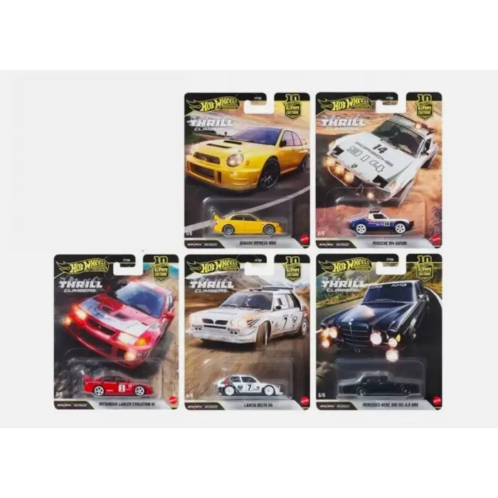 HOT WHEELS Premium Thrill Climbers 5li Set Car Culture FPY86 - 976Q