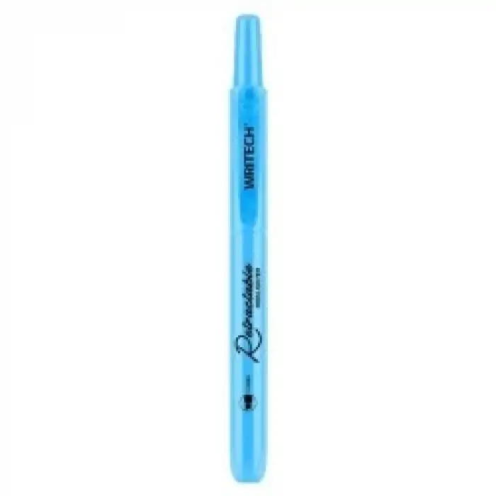 WRİTECH BASMALI FOSFORLU KALEM SKY MAVİ