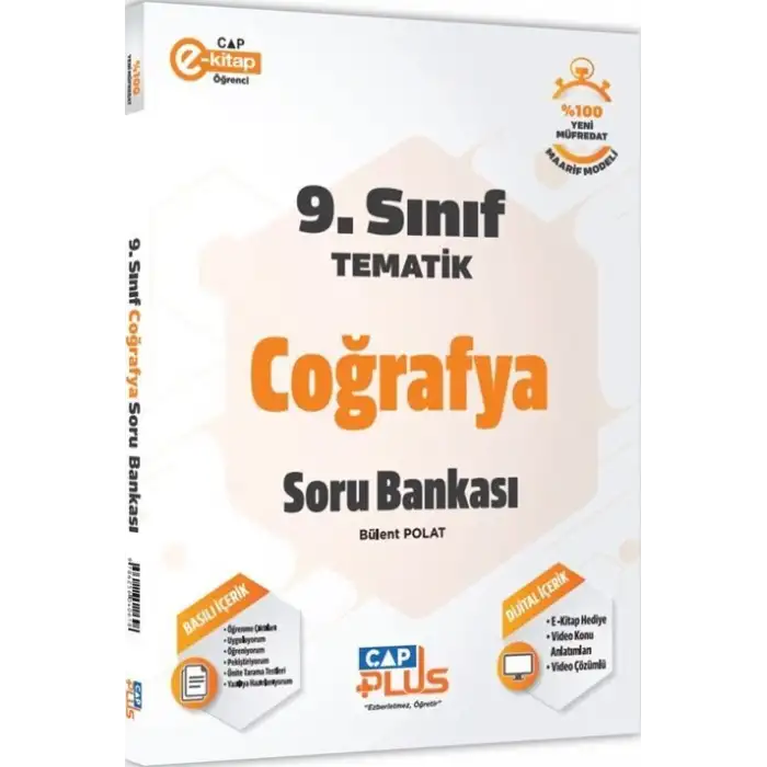 Çap Yayınları 9. Sınıf Coğrafya Tematik Soru Bankası