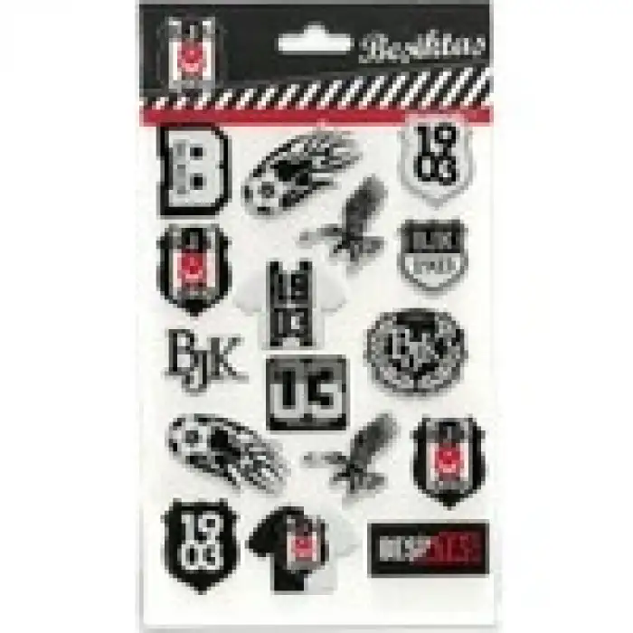 BEŞİKTAŞ ŞEKİLLİ ETİKET (12x50) TMN-586217