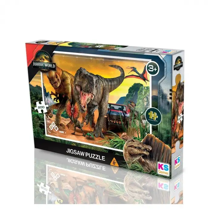 KS GAMES JW 113 JURRASIC WORLD REBİRTH PUZZLE 200 PRÇ