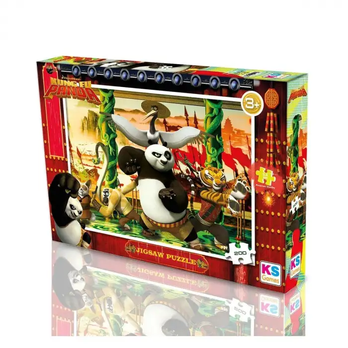 KS GAMES KP 113 KUNG FU PANDA PUZZLE 200 PRÇ