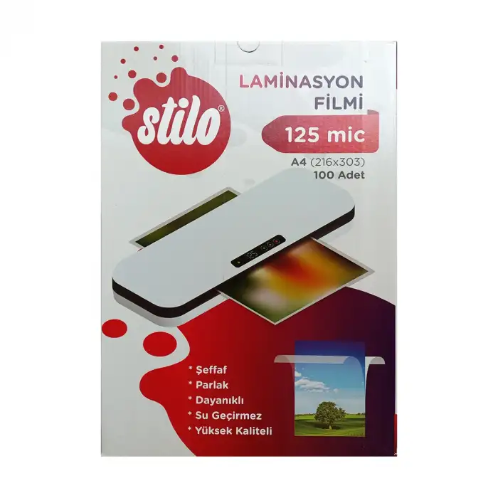 STILO LAMİNASYON FİLMİ A4
