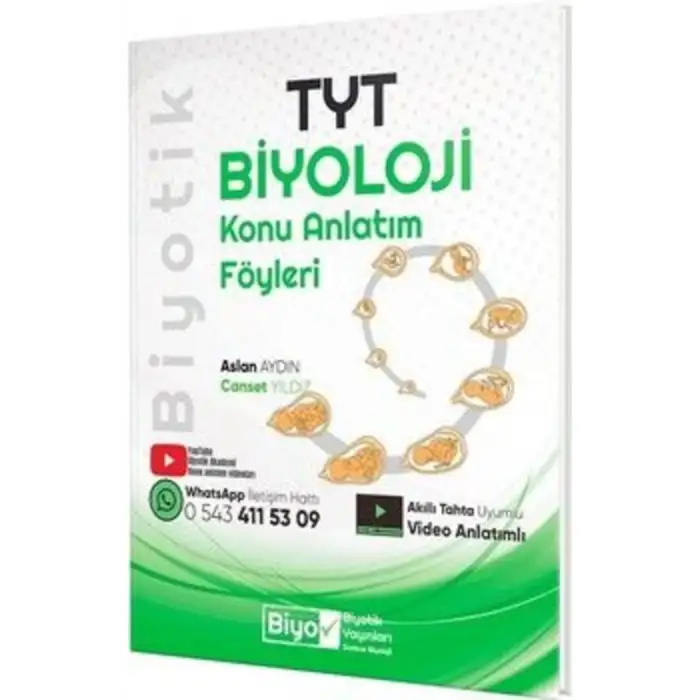 TYT Biyoloji Konu Anlatım Föyleri Biyotik Yayınları