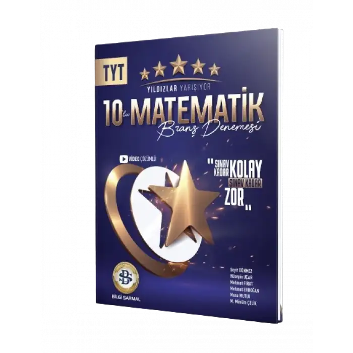 TYT Matematik Yıldızlar Yarışıyor 10 lu Branş Denemesi Bilgi Sarmal