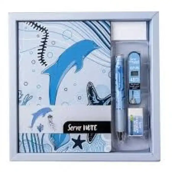 Serve Defter Seti Gök Mavi Kutulu SV-NTSETDGMKT