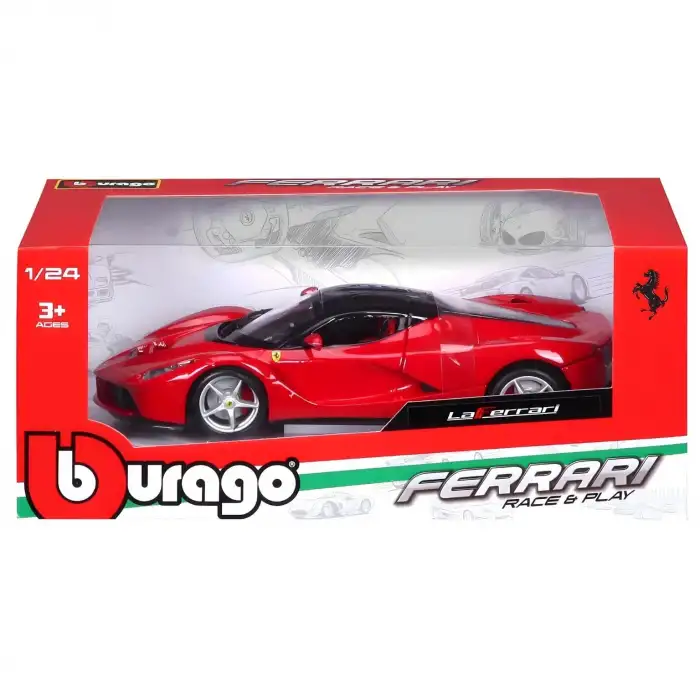 SUN-BUR-1/24 FERRARI LAFERRARI (FERR) KRMZ.