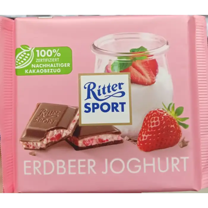 RİTTERSPORT ERDBEER JOGHURT ÇİKOLATA