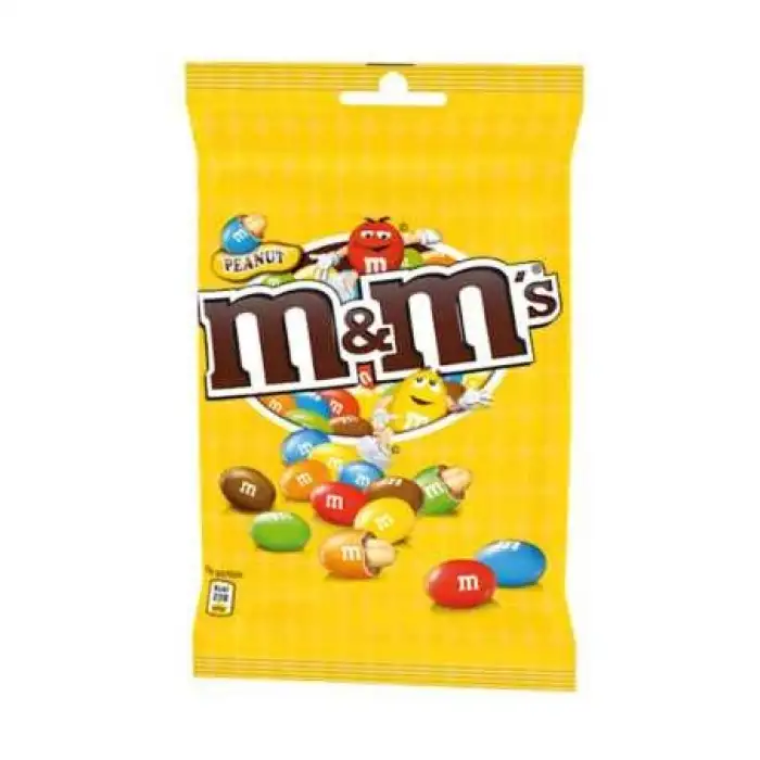 M&MS Milk Chocolate PEANUT Bag 77g