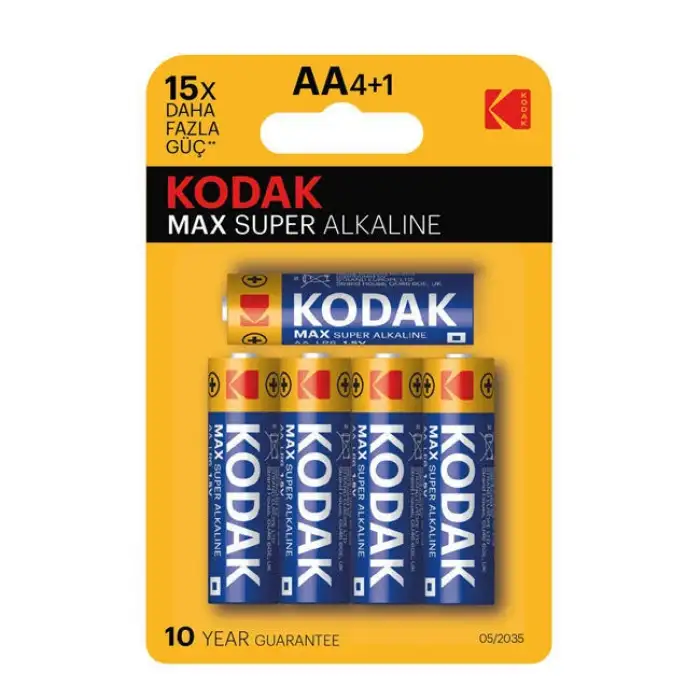 KODAK KAA 4+1 MAX ALKALİN KALEM PİL KARTELA 30428737