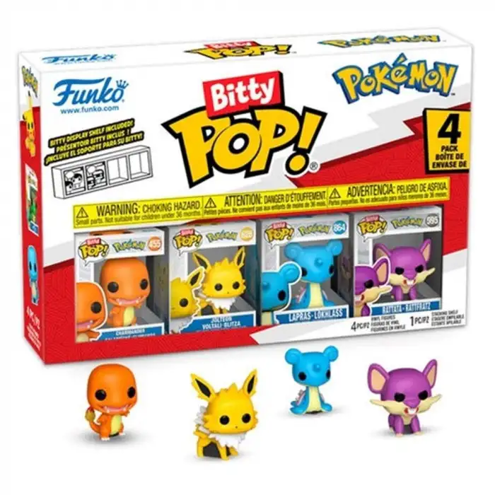 Funko Bitty POP: Pokemon- Pikachu 4lü Paket 330