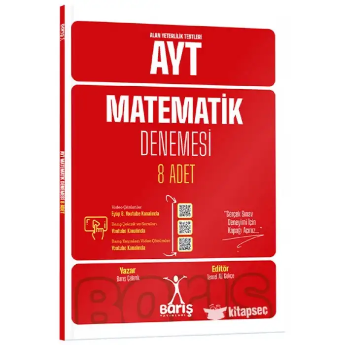 Barış Yayınları AYT 8 li Matematik Denemesi