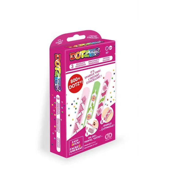 Diamond Dotz DOTZIES Pretty in Pink Bracelets Diamond Painting BİLEKLİK SETİ