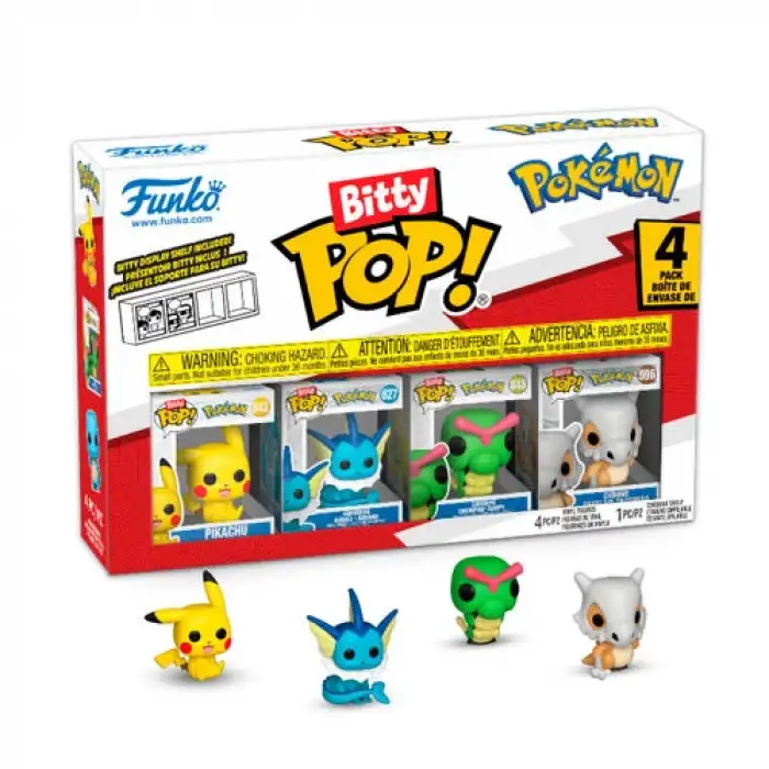 Funko Bitty POP: Pokemon- Pikachu 4lü Paket