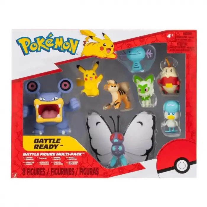 POKEMON BATTLE KOLLEKSİYON FİGÜR SET 8Lİ PKW4100