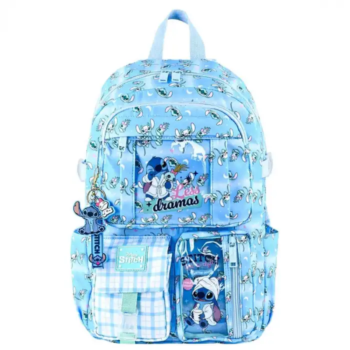 Disney İlkokul Çantası Stitch Charm-Lx Dramas 17915
