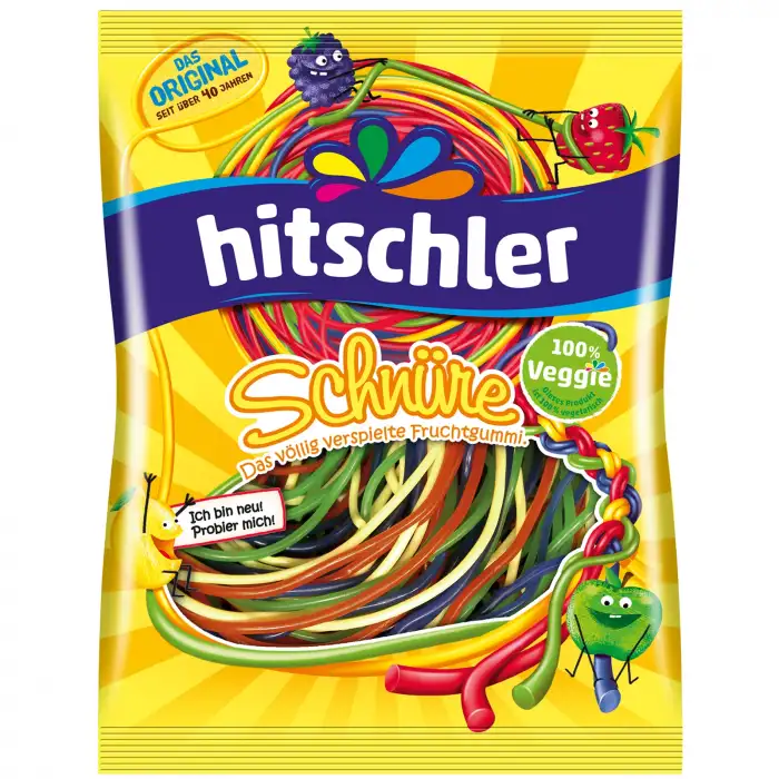 hitschies Schnüre Mix 125g - vegan JELİBON