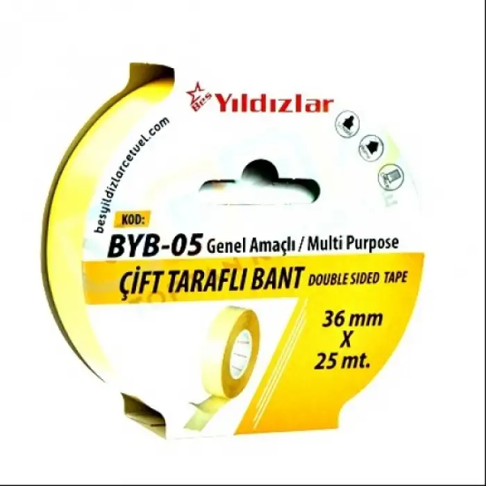 YILDIZLAR ÇİFT TARAFLI BANT 36x25