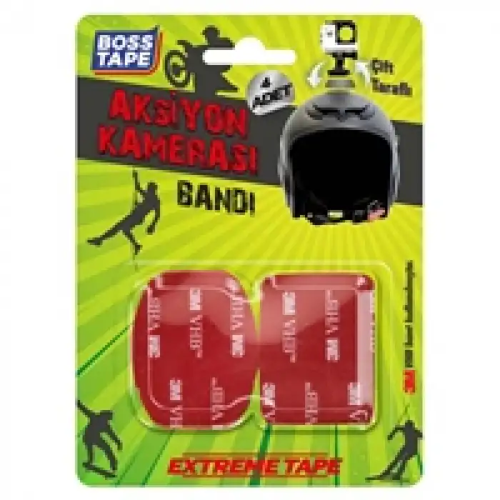 BOSS TAPE ÖZEL BANT AKSİYON KAMERASI YAPIŞTIRMA BANDI 40x50 MM BT-09009