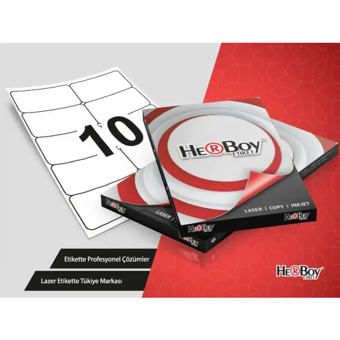 HERBOY LASER ETİKET BEYAZ (99.1x57)