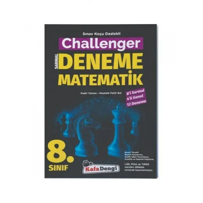 Kafa Dengi Yayınları 8. Sınıf Matematik Challenger Sarmal 12 Deneme