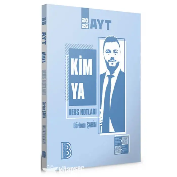 Benim Hocam Yayınları 2026 AYT Kimya Ders Notları