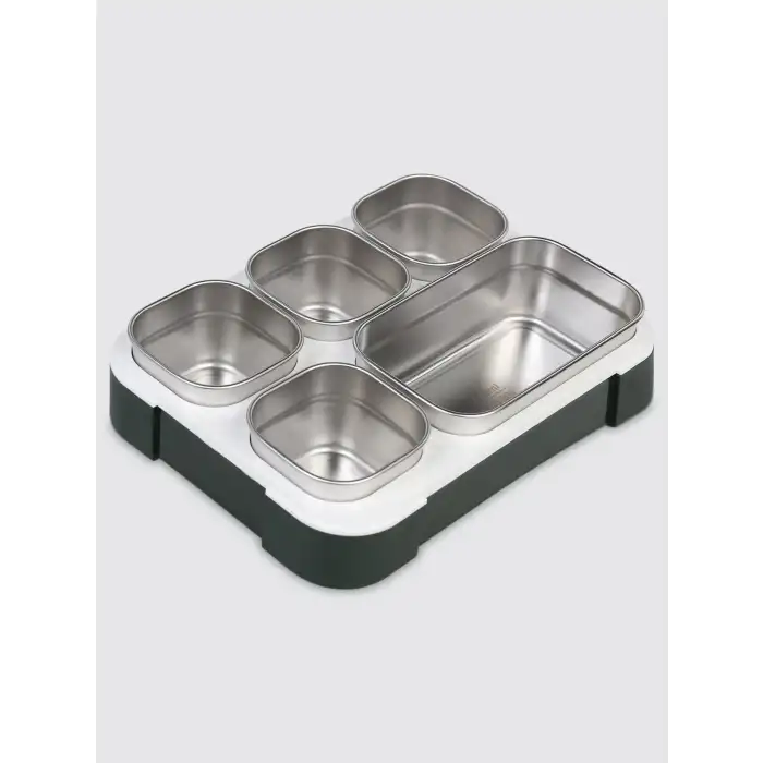 VAGONLİFE PASLANMAZ ÇELİK BÖLMELİ YEMEK KABI - LUNCH BOX 5 BÖLMELİ BL40097 1000 ML