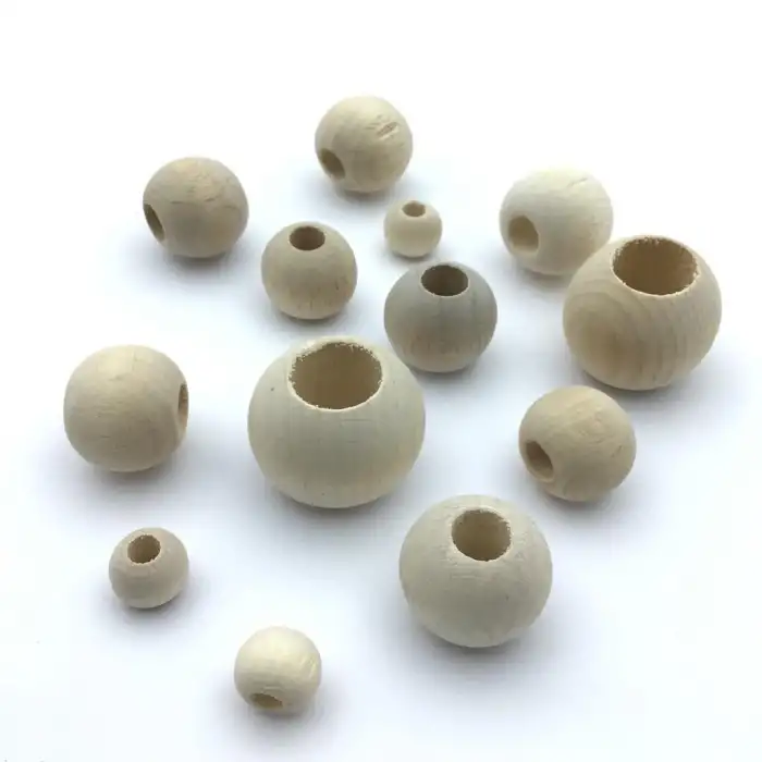 Ahşap Boncuk Natural Karışık 8482