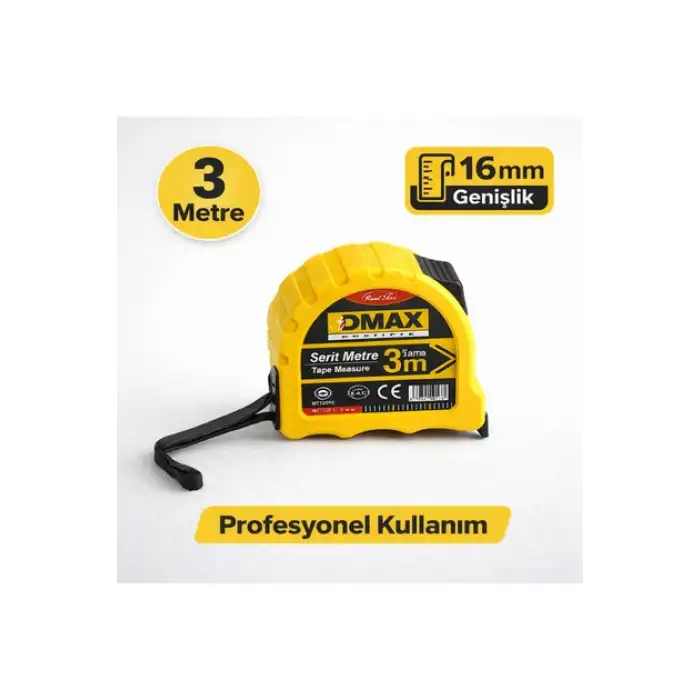 PROFESYONEL ŞERİT METRE 3MT*16MM
