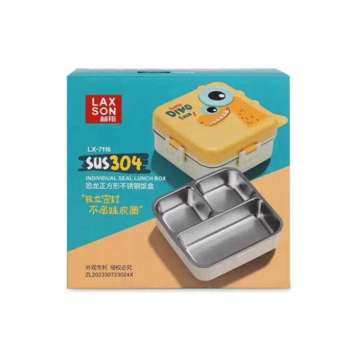 Vagonlife Lunch Box 1120 ml (Sızdırmaz,karışmaz Üç Bölmeli) Sos Kaseli Yeni Nesil Sefer TASI