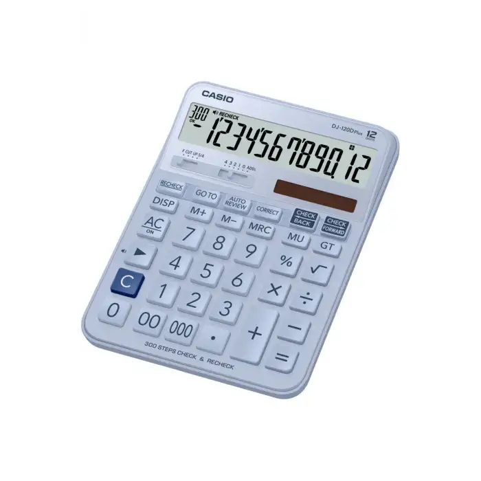 CASIO HESAP MAKİNESİ MASAÜSTÜ DJ-120D-LB-WADP