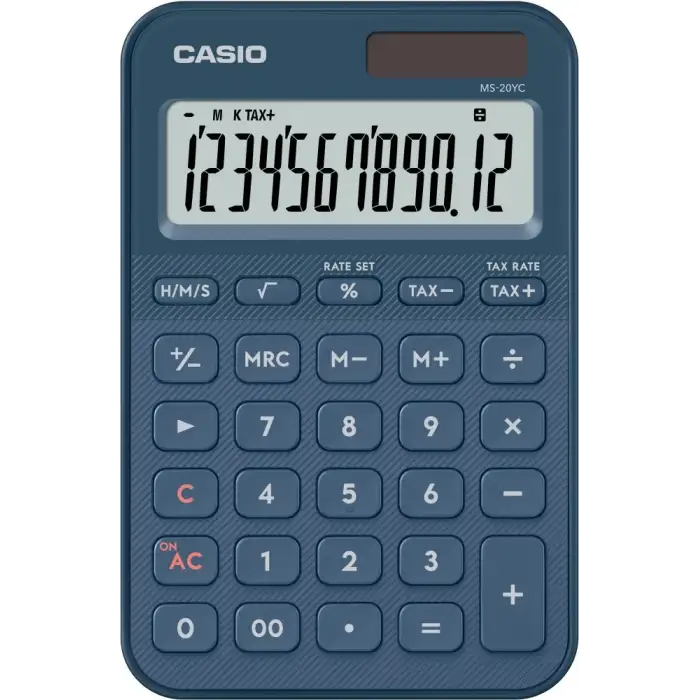 CASIO HESAP MAKİNESİ MASAÜSTÜ MS-20YC-NY-W-DP