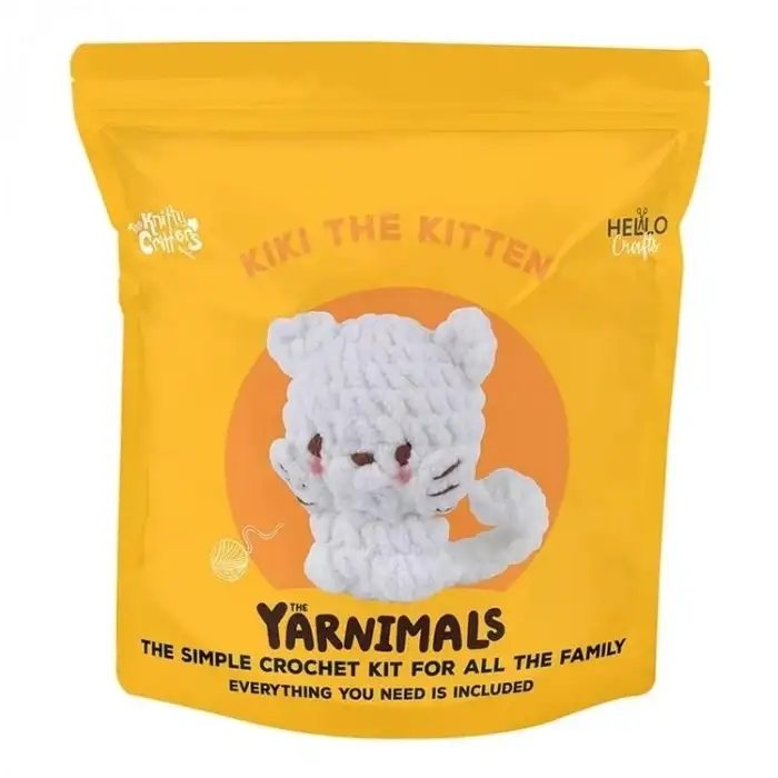 HELLO CRAFTS SOFTIE YARNIMALS AMİGURUMİ KİTİ-KIKI THE KITTEN