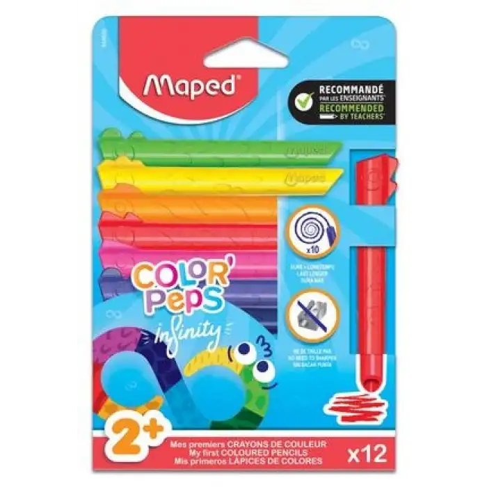 MAPED KURU BOYA JUMBO 12 Lİ COLORPEPS INFINITY