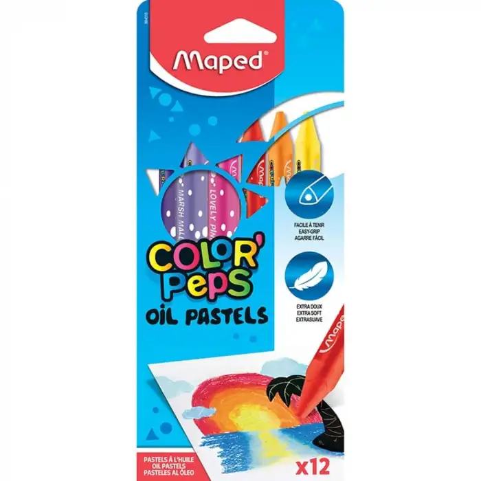 Maped Yağlı Pastel Boya Color Peps 12li