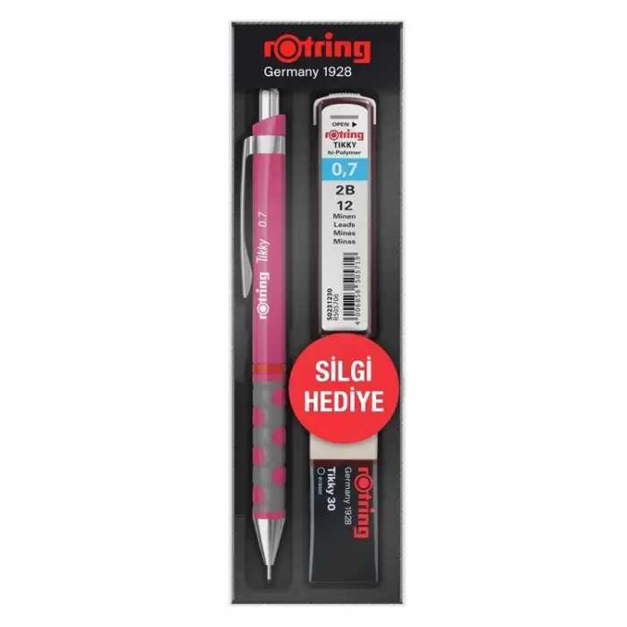 ROTRİNG VERSATİL KALEM TIKKY OKUL SETİ 0.7 AHUDUDU PEMBE (YENİ)