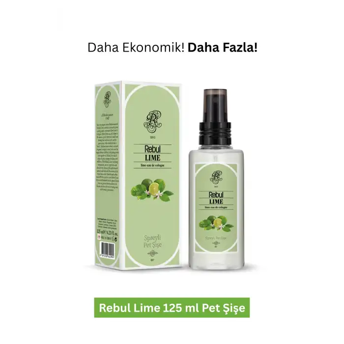 REBUL KOLONYA 125 ML SPREYLİ LIME EDC TM02693