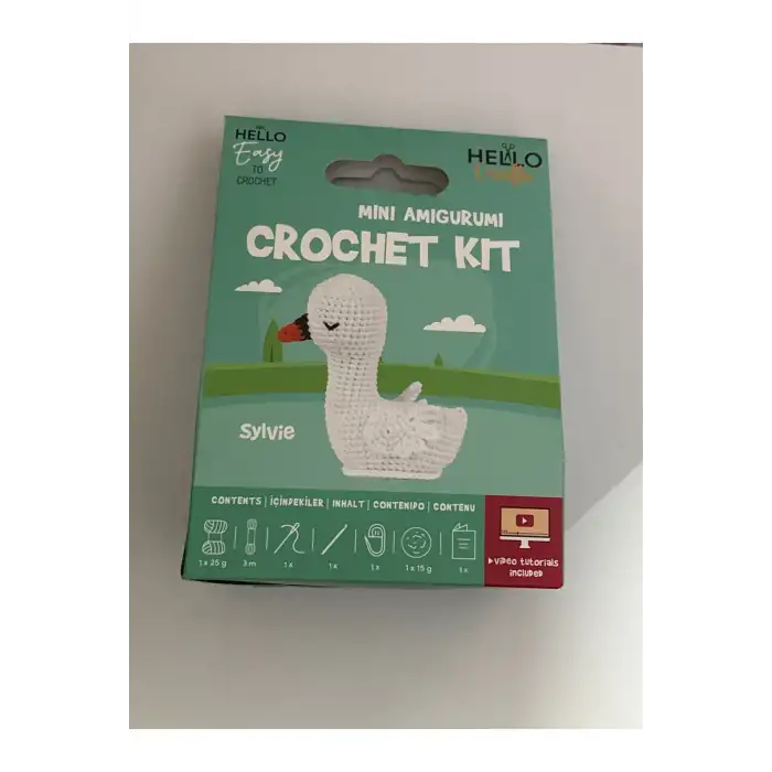 HELLO CRAFTS TIĞ İŞİ MİNİ AMİGURUMİ KİTİ-SYLVIE