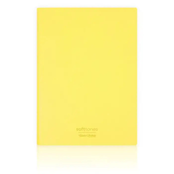 VJ SOFTTONS ESNEK KAPAK DEFTER B5 80 GR. KREM 128 YP. ÇİZGİSİZ SARI