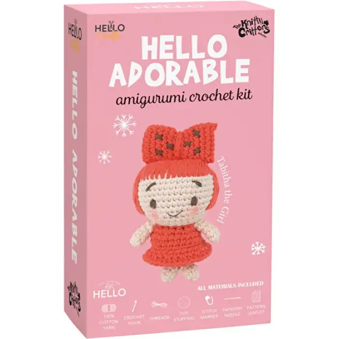 HELLO CRAFTS ADORABLE AMİGURUMİ KİT- TABITHA THE GIRL