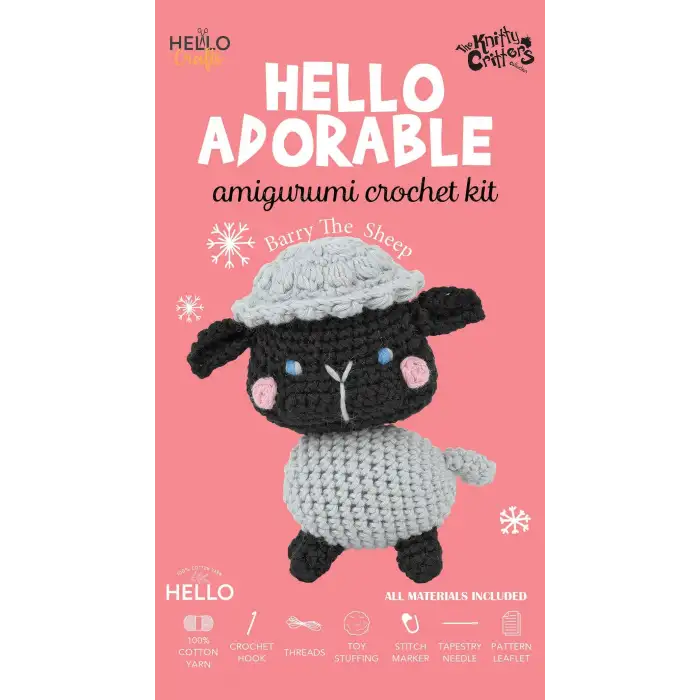 HELLO CRAFTS ADORABLE AMİGURUMİ KİT- BARRY THE SHEEP