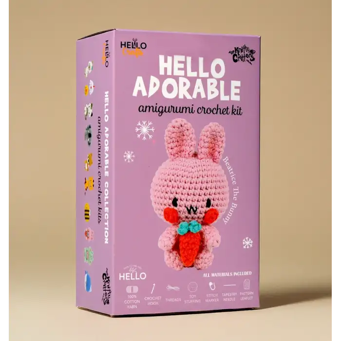 HELLO CRAFTS ADORABLE AMİGURUMİ KİT- BEATRICE THE BUNNY