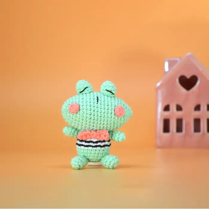 HELLO CRAFTS ADORABLE AMİGURUMİ KİT- FRANCIS THE FROG